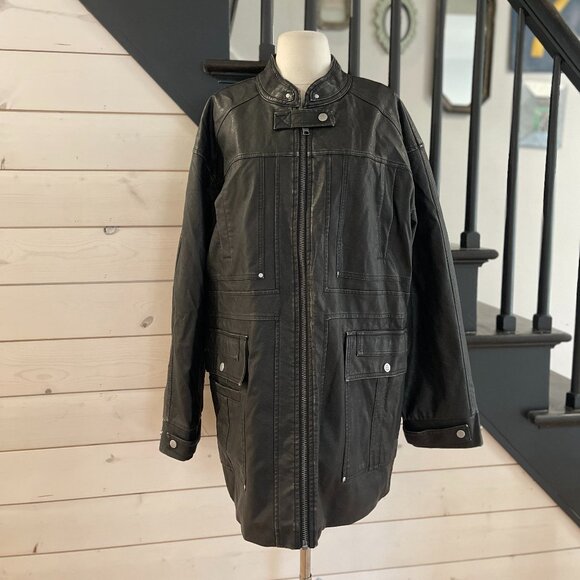 Free People All About That Moto Jacket NWOT Size Large - Picture 7 of 12